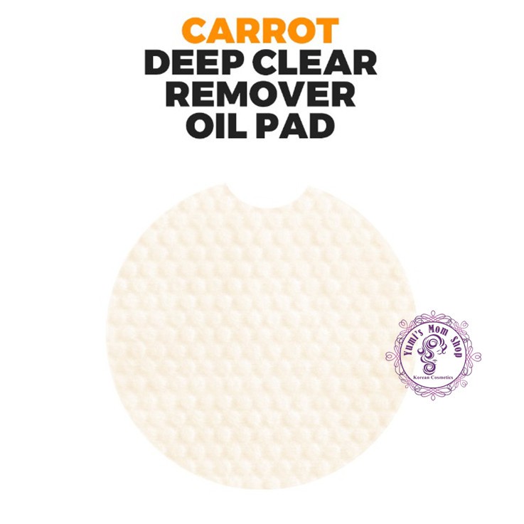 Miếng Dầu Tẩy Trang Neogen Dermalogy Carrot Deep Clear Oil Pad 60 miếng