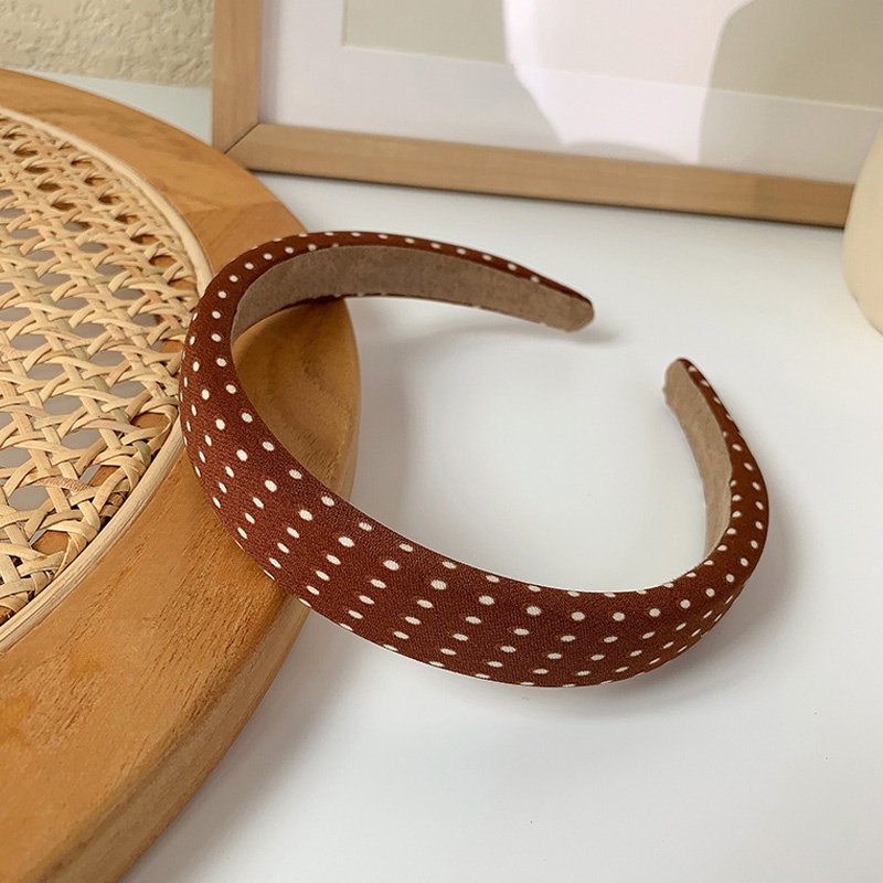 Băng Đô Bản Rộng Vải In Họa Tiết Da Báo Thời Trang