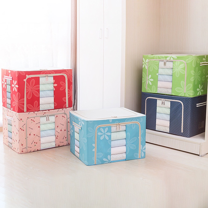 Hộp đựng quần áo 72L khung thép tiện lợi