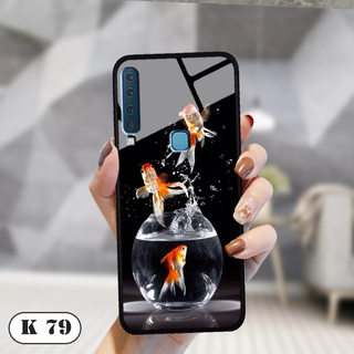 Ốp lưng samsung galaxy a9 2018 - lưng kính 3d