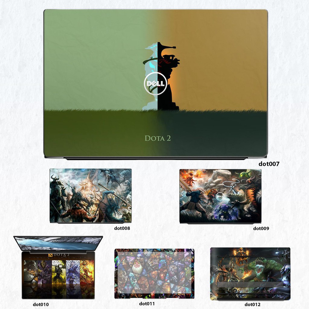 Skin dán Laptop Dell in hình Dota 2 nhiều mẫu 2 (inbox mã máy cho Shop)