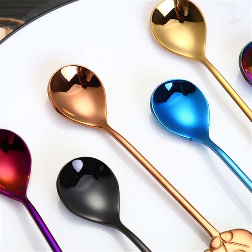 Muỗng Khuấy Cà Phê Tráng Miệng Bằng Thép Không Gỉ