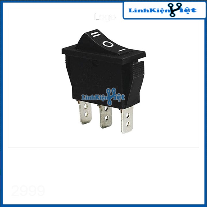 Công Tắc Bập Bênh KCD1-103 6A/250V 3 Chân 3 Chế Độ ON-OFF-ON