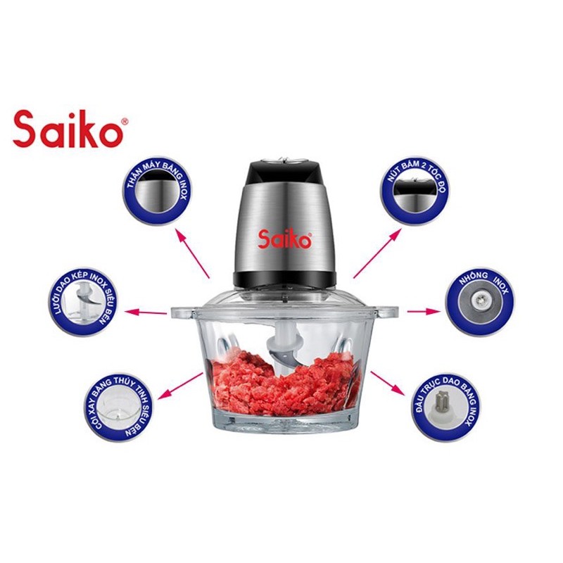 Máy xay thịt Saiko FCP-400GL