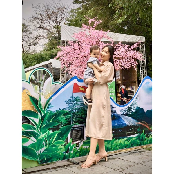 Váy sơ mi thắt eo⚡ Hot hít mùa thu⚡Đầm công sở hách eo ,tôn dáng sang chảnh