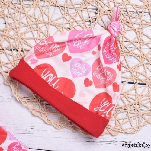 Nhv-baby Girls Daddy 's Little Valentine Áo Liền Quần + Quần Mũ 4 Bộ Trang Phục