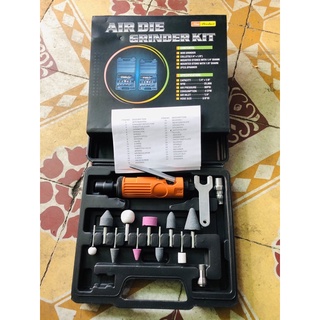 Bộ máy mài vỏ ruột xe dùng hơi nhiều chi tiết
