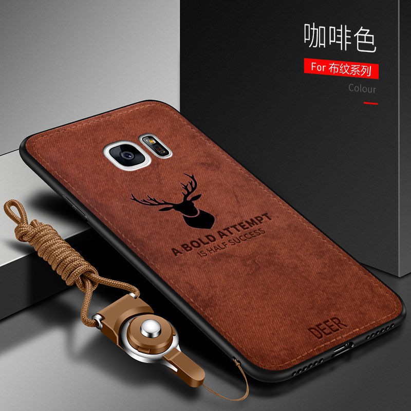 Samsung S7 Velvet Pattern Phone Case GalaxyS7Edge Protective Cover SM-G930F Ultra-thin Hand Sweat Resistant Soft Rubber Case