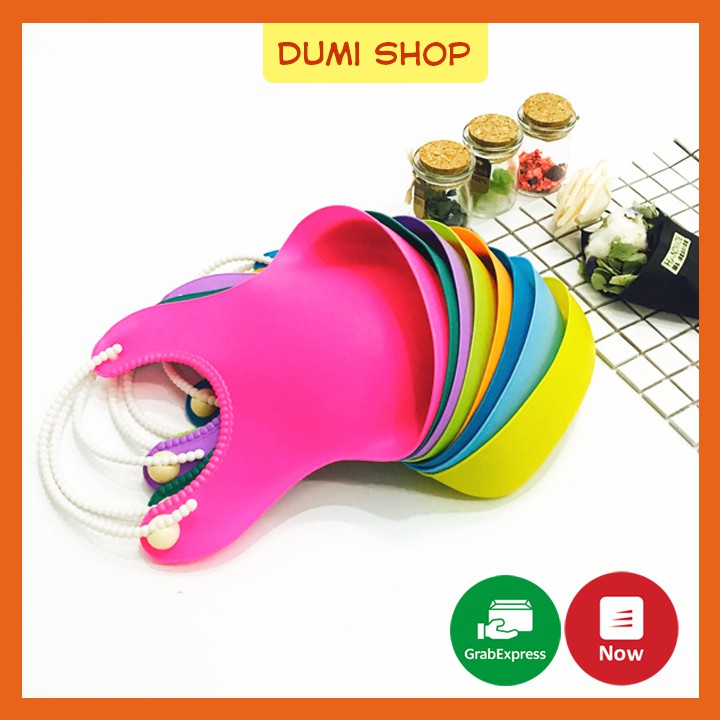 Yếm Ăn Dặm Silicon Có Máng Cho Bé Ăn Dặm Ngon Miệng – Dumi Shop