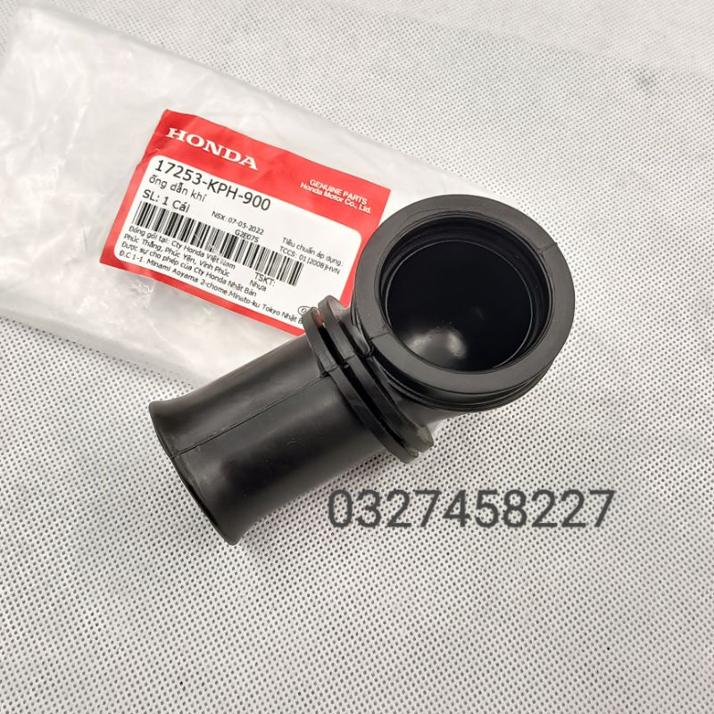 Ống dẫn khí, cổ hút bao tử lọc gió xe FUTURE NEO, X 125...zin honda