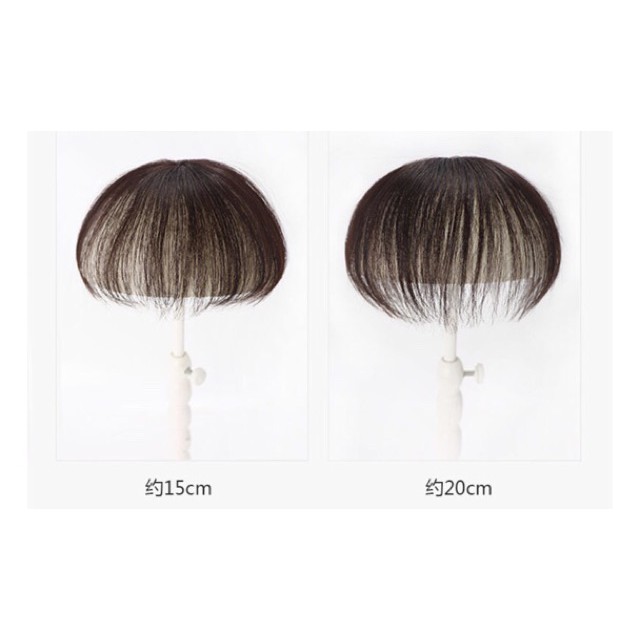 Tóc giả che hói, che bạc đỉnh đầu 15cm