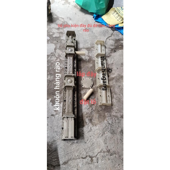 Khuôn hàng rào tài phú hoa chìm