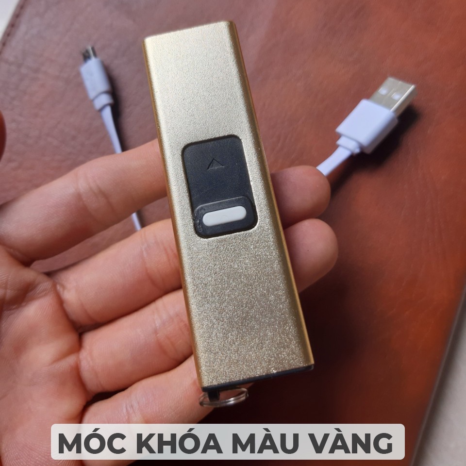 ✅ Móc Khóa Sạc USB Đa Năng Cao Cấp Nhập Khẩu - Đèn Pin Chiếu Sáng Khi Đi Đường, Treo Chìa Khóa, Balo, Túi Xách