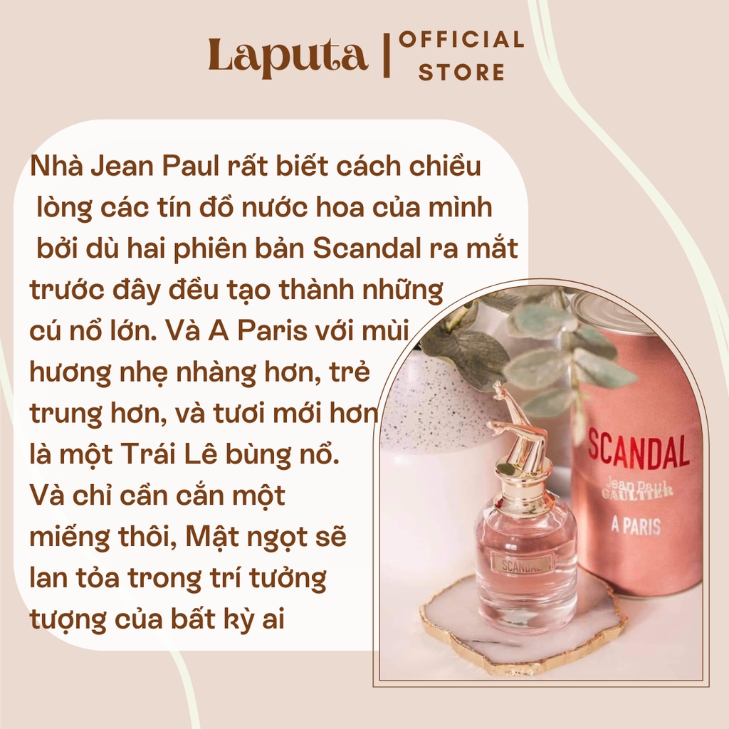 Nước Hoa Nữ Jean Paul Gaultier Scandal A Paris EDT