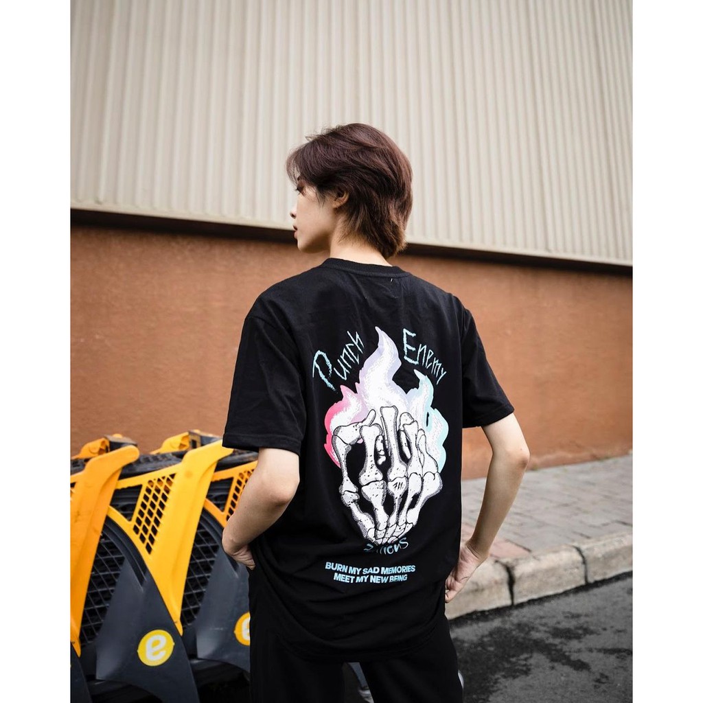 Áo thun 7millions Punch Enemy - Đen - Unisex