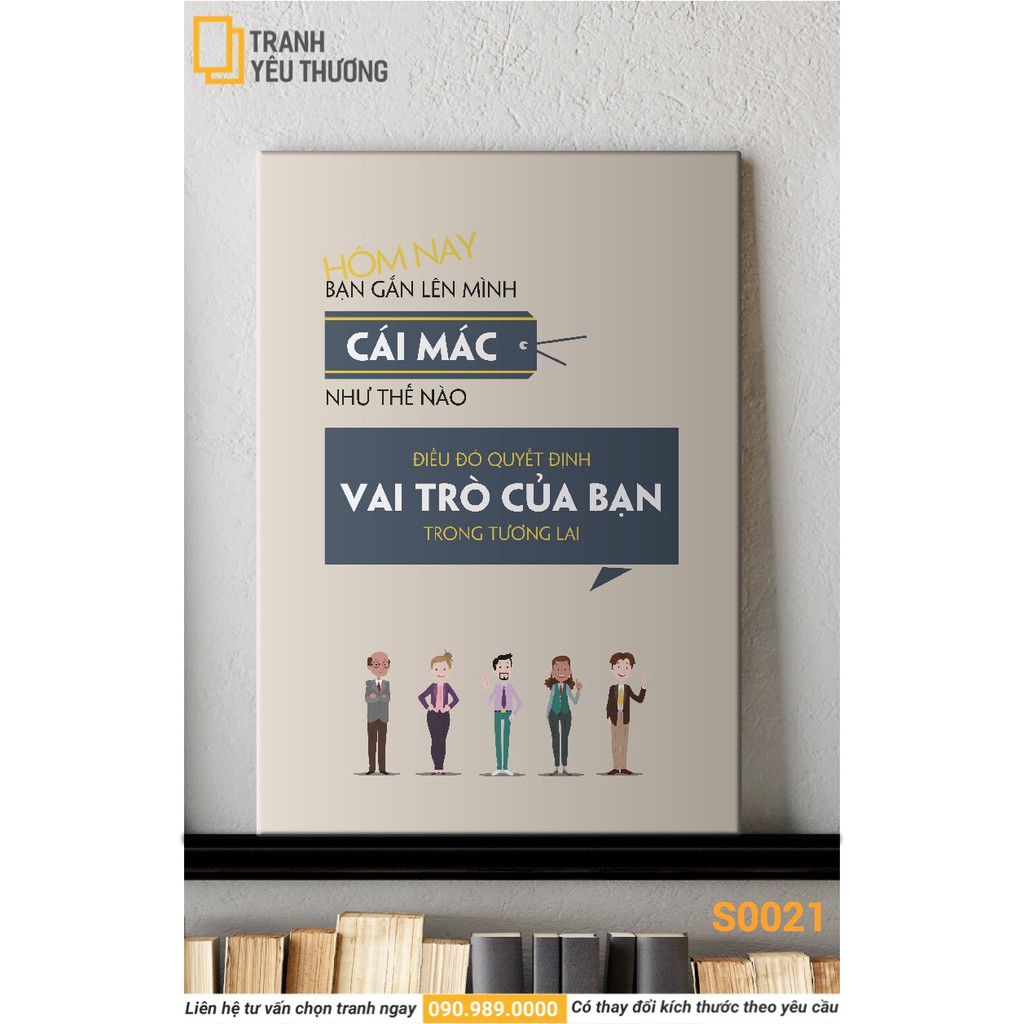 (Phần 2)[Siêu Rẻ Đẹp] Tranh Văn Phòng tạo động lực - Canvas treo tường trang trí