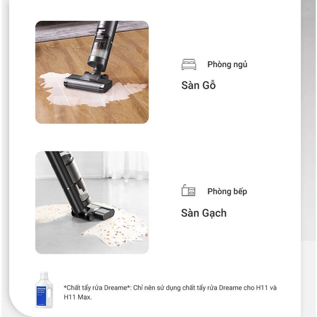 💥Dreame H11 MAX | TINECO ONE S3 - máy hút bụi lau nhà khô ướt tự giặt giẻ SIÊU HOT 2021