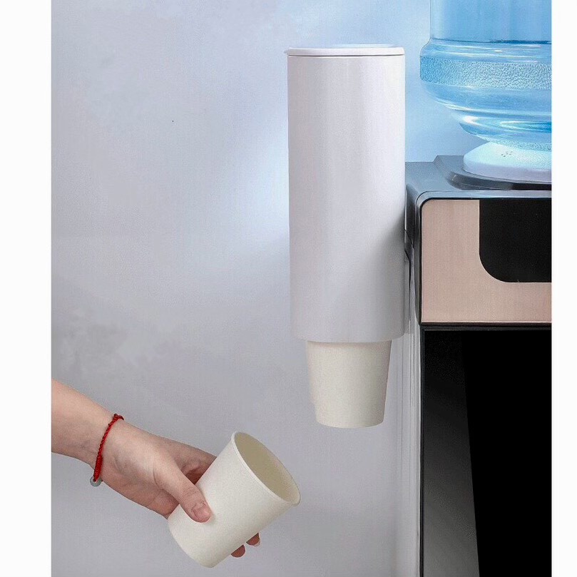Hộp đựng ly giấy treo tường, hộp đựng ly nhựa, giá để cốc giấy có móc treo, giá đựng cốc nhựa