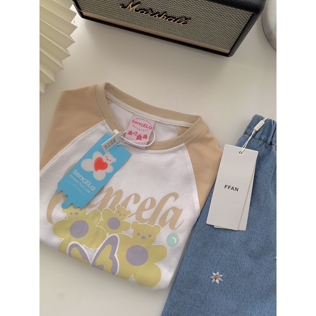 Áo nữ croptop Sencela style Y2k