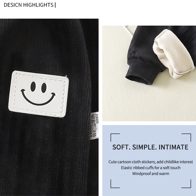 Quần Thể Thao Thiết Kế Mới Dày Dặn Giữ Ấm Cao Cấp Thời Trang Mùa Thu Đông Dành Cho Bé