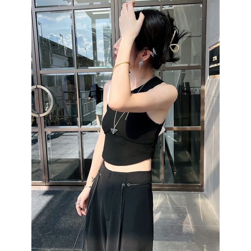 Quần Dài Chiffon Ống Rộng Lưng Cao Dáng Suông Thời Trang Mùa Hè Hàng Mới