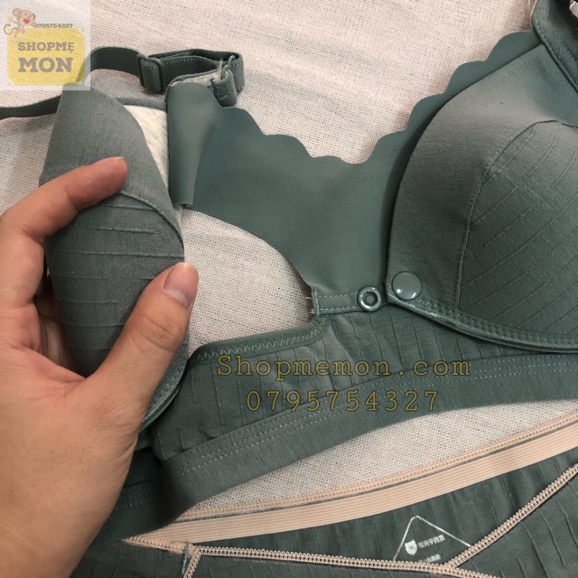 Áo lót bầu 👙 áo lót cho bé bú 👙 chất cotton cao cấp form đẹp