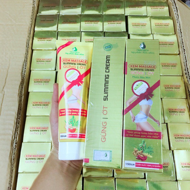 [Chính Hãng] [MẪU MỚI 2020] KEM TAN MỠ NGÂN BÌNH CAO CẤP  + Tặng Thước Dây  -  Đánh Bay Mỡ Thừa | BigBuy360 - bigbuy360.vn