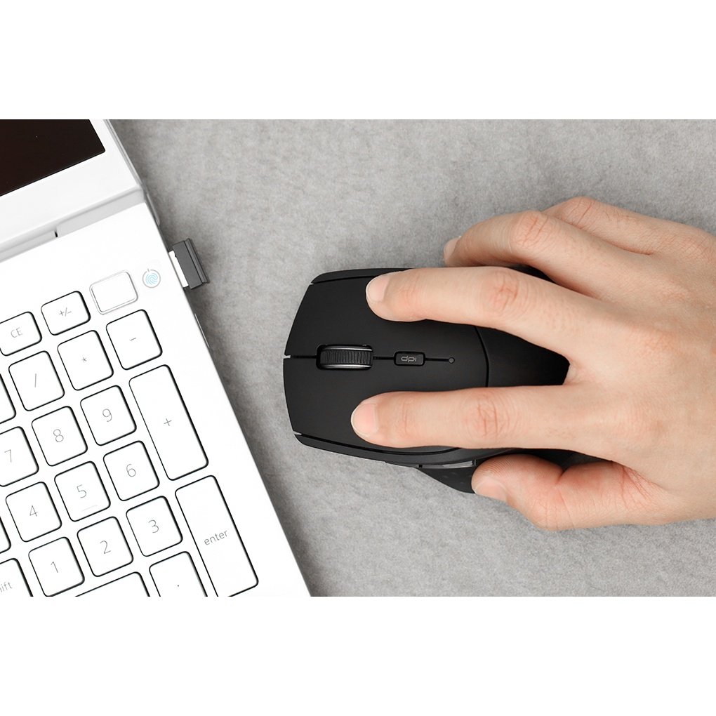 Chuột không dây Rapoo MT550 Bluetooth 3.0/4.0 và wiless 2.4 GHz