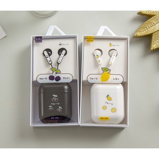 Bộ Tai Nghe Và Hộp Đựng Hàn Quốc Cực Cute ( KIKI ) - Có Micro Đàm Thoại - Âm Thanh Hay -  Min STORE