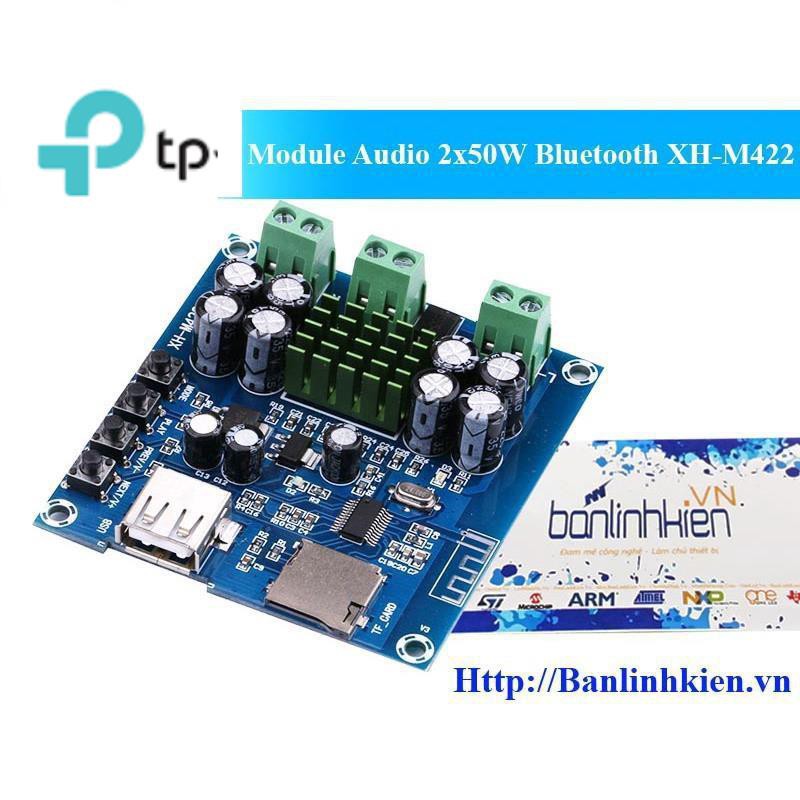 [Mô đun] Module Audio 2x50W Bluetooth XH-M422