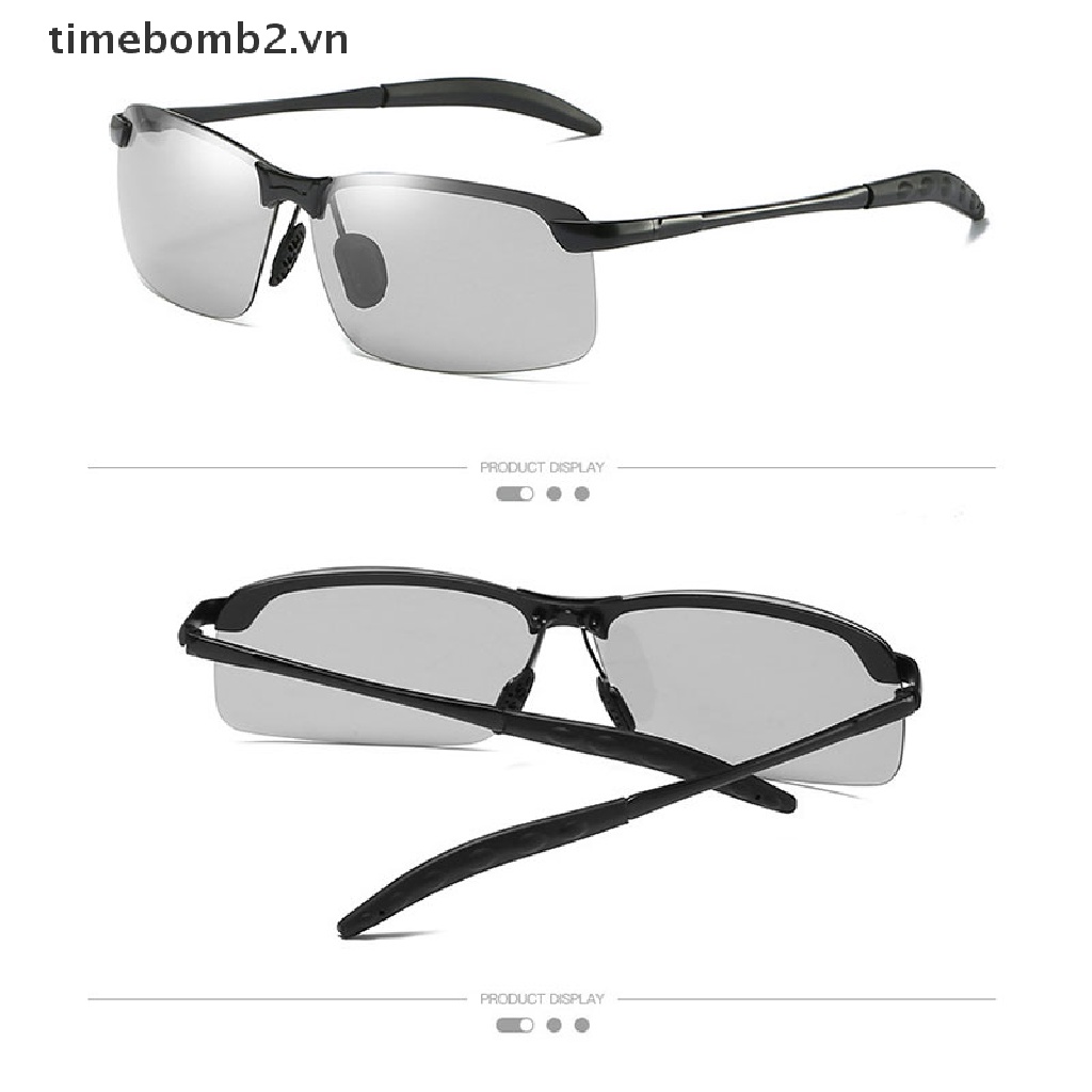 {Kính} Kính Mát Phân Cực Photochromic Phân Cực Ngày Và Đêm Câu Cá Ban Đêm