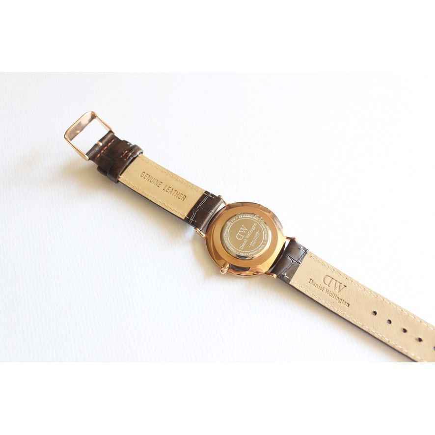 Đồng Hồ Nam Nữ Daniel Wellington Classic York Rose Gold White 36mm &amp; 40mm DW Chính Hãng Fullbox