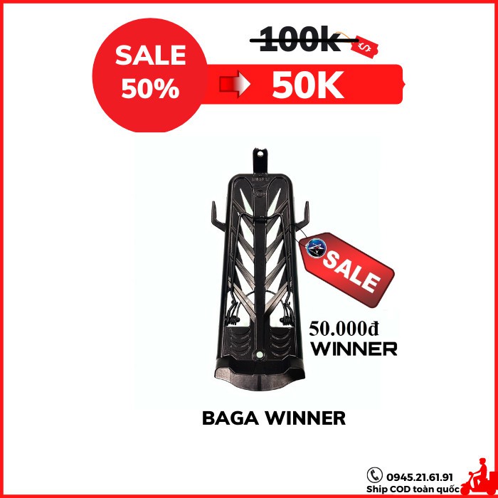 [SALE] BAGA SẮT WINNER VÀ EXCITER 150 GIÁ RẺ