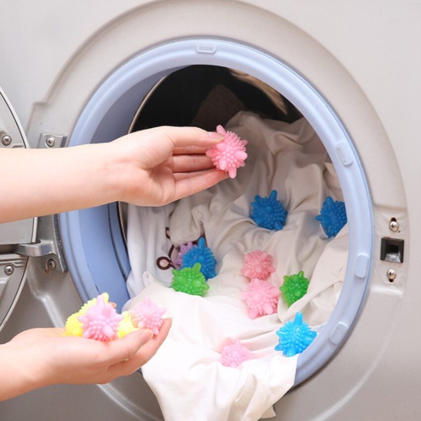 Bóng giặt quần áo cầu gai sinh học giặt đồ thông minh chống nhăn hiệu quả dùng cho máy giặt GALA HOME