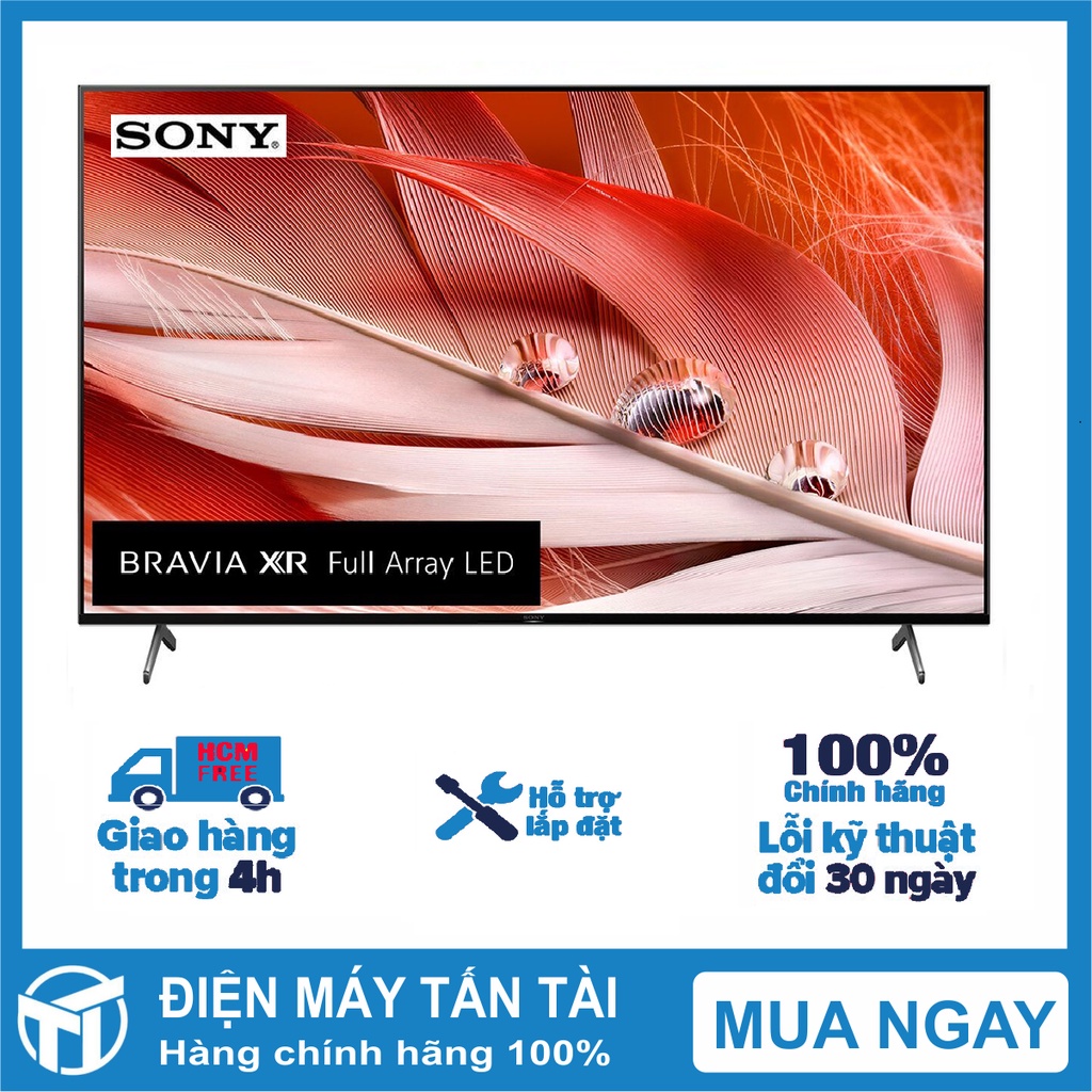 Android Tivi Sony 4K 75 inch XR-75X90J Mới 2021 ,Hệ điều hành Android 10, Remote thông minh , GIAO HÀNG MIỄN PHÍ HCM