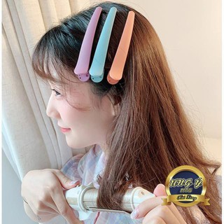 Kẹp Tóc Bấm Mỏ Vịt Màu Pastel Hàn Quốc 7.5CM