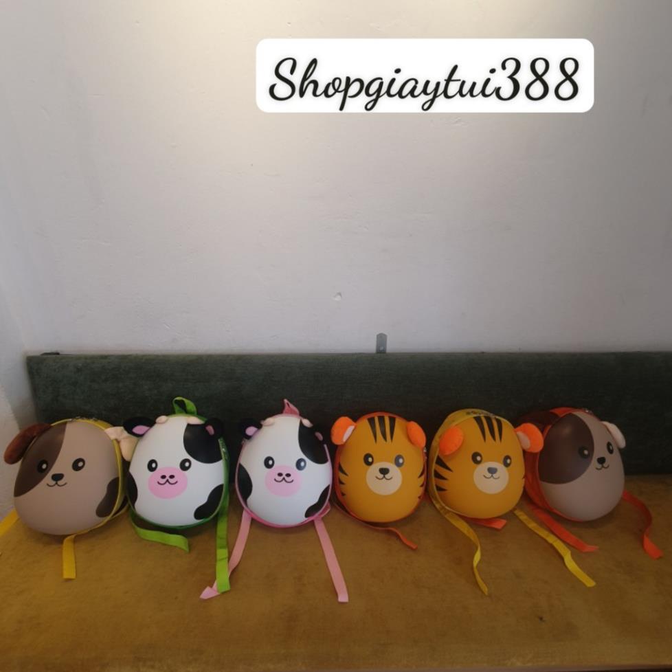 Ba lô quả trứng hình con vật cho Bé Balo cặp sách cute dễ thương, balo cho bé trai gái mầm non mẫu giáo