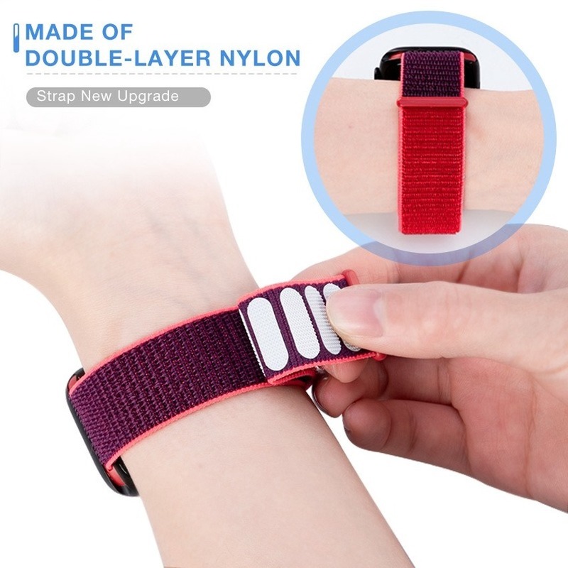 Dây đeo nylon mềm thể thao thoáng khí cho đồng hồ thông minh Apple iWatch 6 SE 5 4 3 2 1 2020 42mm 44mm 38mm 40mm