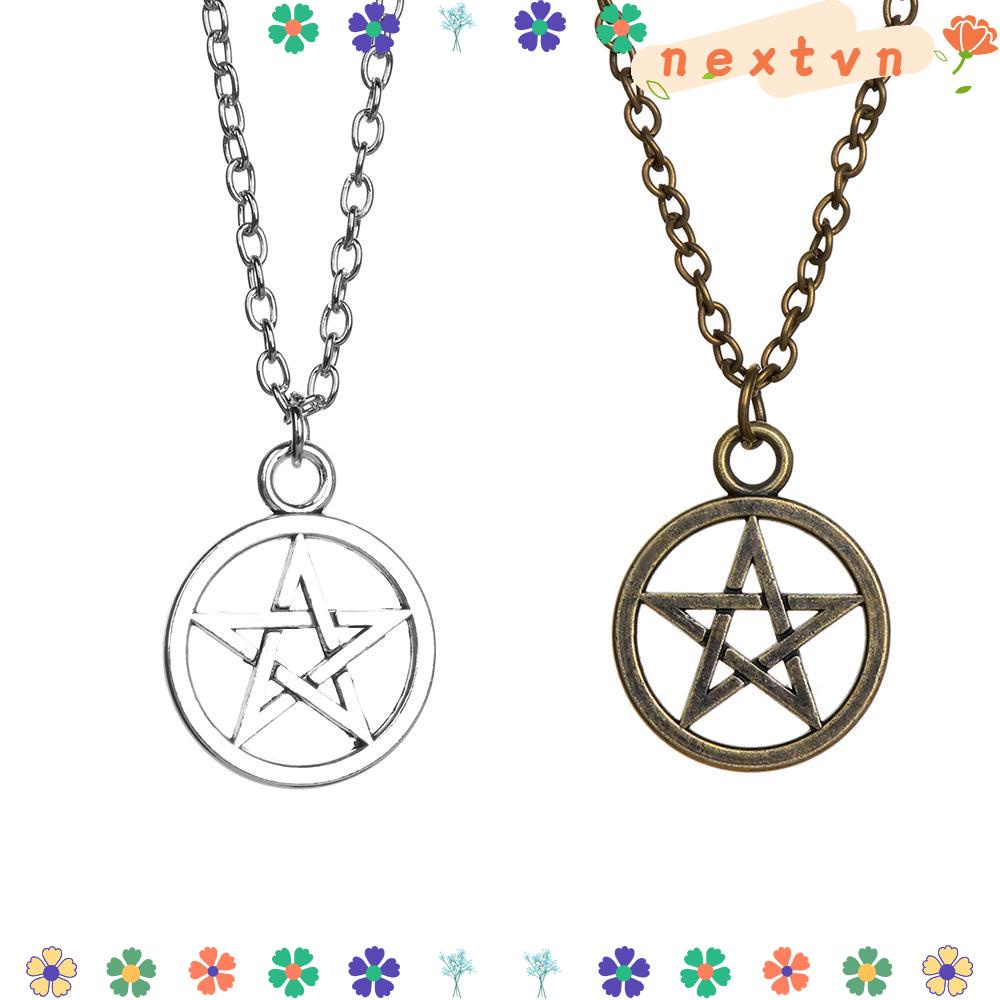 Dây Chuyền Mặt Ngôi Sao Năm Cánh Phong Cách Cổ Điển Độc Đáo