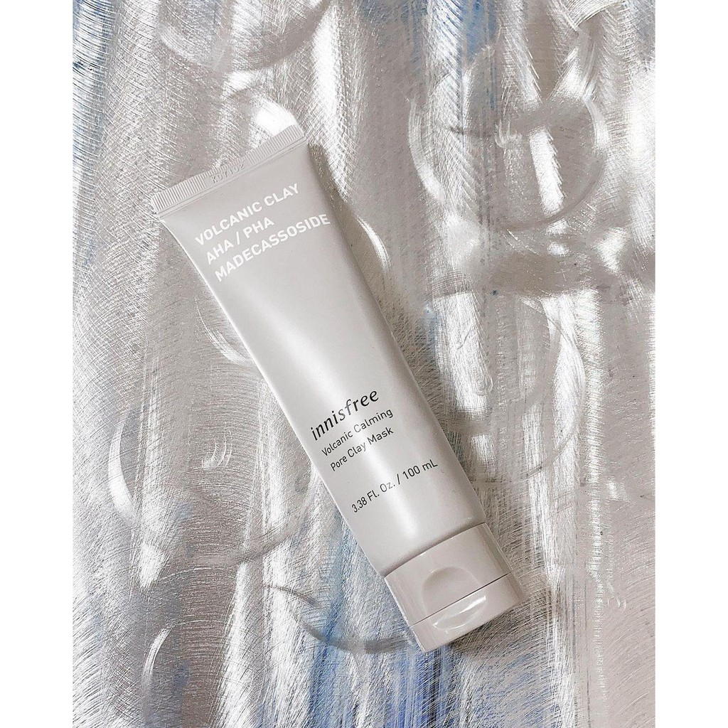Mặt nạ đất sét chứa AHA PHA Innisfree Volcanic Calming Pore Clay Mask 100ML