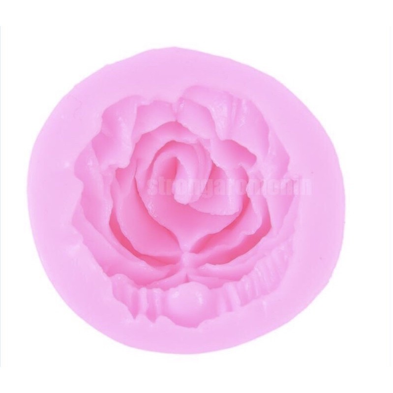 Khuôn silicon hình hoa hồng 3d