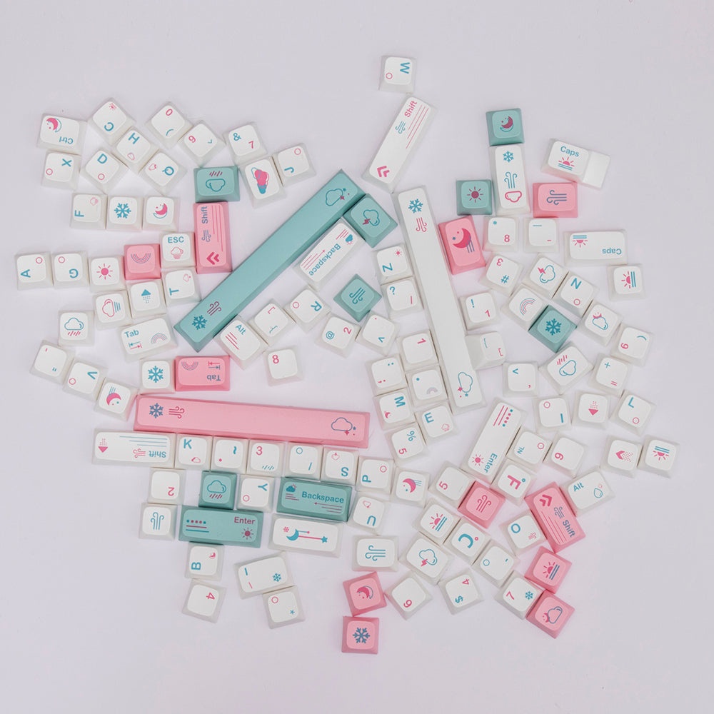 Bộ 132 Phím PBT Nhuộm Màu Cho Bàn Phím Cơ