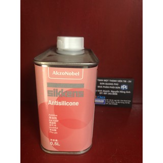 Chất chống mắt cá khi sơn ô tô xe máy hãng Sikkens 0.5 Lít - Phụ gia kháng Antisilicone (Sơn oto xe máy) SONQUANGPHU8856