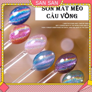 Mắt mèo cầu vòng Misscheering 8ml (sơn có thể phối hợp tất cả các màu nền)