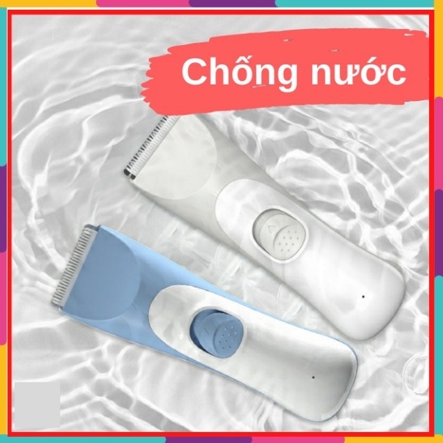 [Free ship]Tông Đơ Cắt Tóc Cho Bé Hàng cao cấp Nội địa Trung sạc USB tiện lợi,kháng nước,lưỡi gốm bo tròn an toàn cho bé
