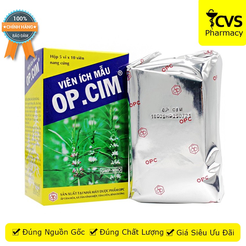 Viên ích mẫu OP.CIM - Viên uống giúp điều hòa kinh nguyệt - cvspharmacy