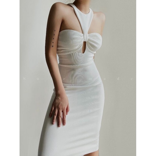 Manor Dress ( váy body vải thun gân Hàn )