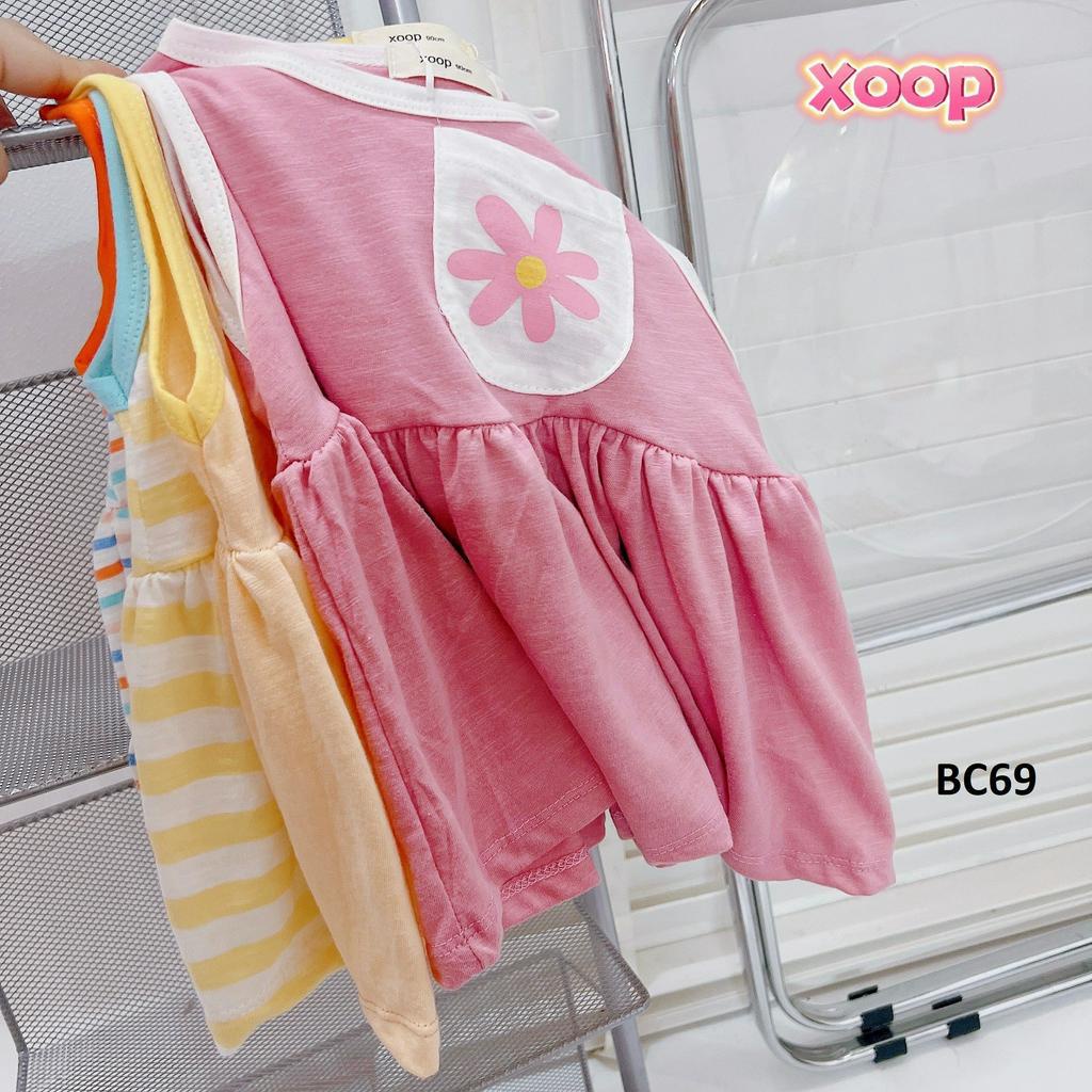 Đồ Bộ cộc tay XOOP baby doll,quần legging XOOP in hình hoa cúc cho bé gái (8-19kg) BC69  Shop Phúc Yến