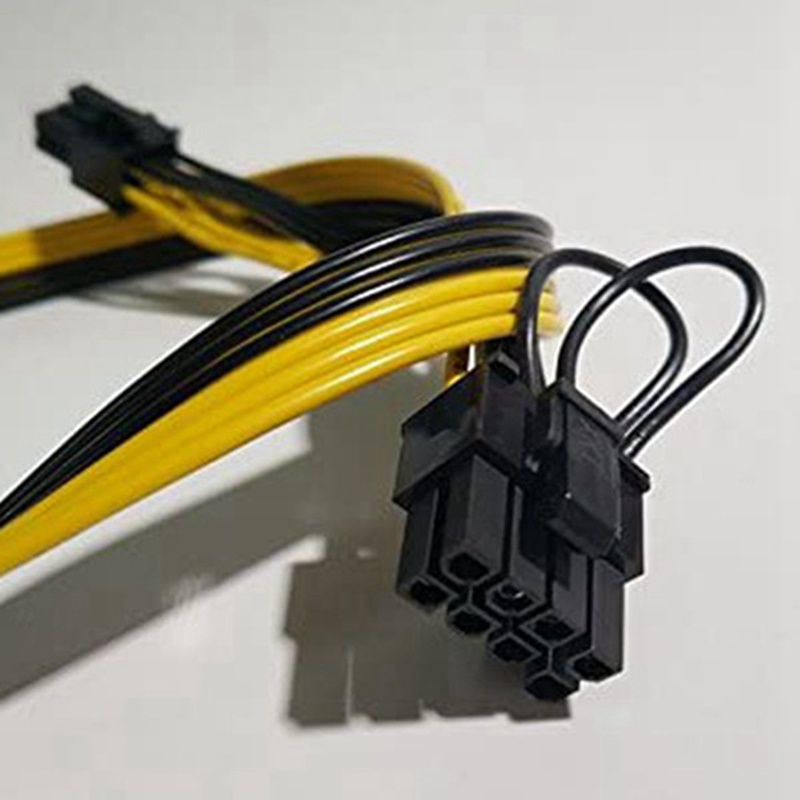 Set 6 Dây Cáp Nguồn 6-pin Pci-E Sang 8-pin (6 + 2) Pci-E (Male) Gpu Power Cord 50cm Cho Card Hình Ảnh | BigBuy360 - bigbuy360.vn