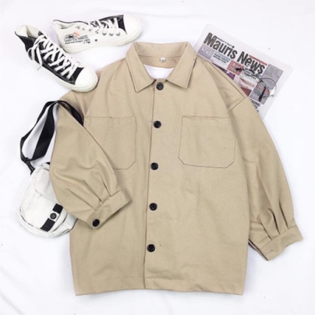 [Mã FASHIONHOT19 giảm 10K đơn bất kỳ] Áo Kaki tay bồng HSU1 | BigBuy360 - bigbuy360.vn